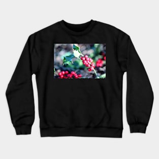 festive Christmas holly Crewneck Sweatshirt